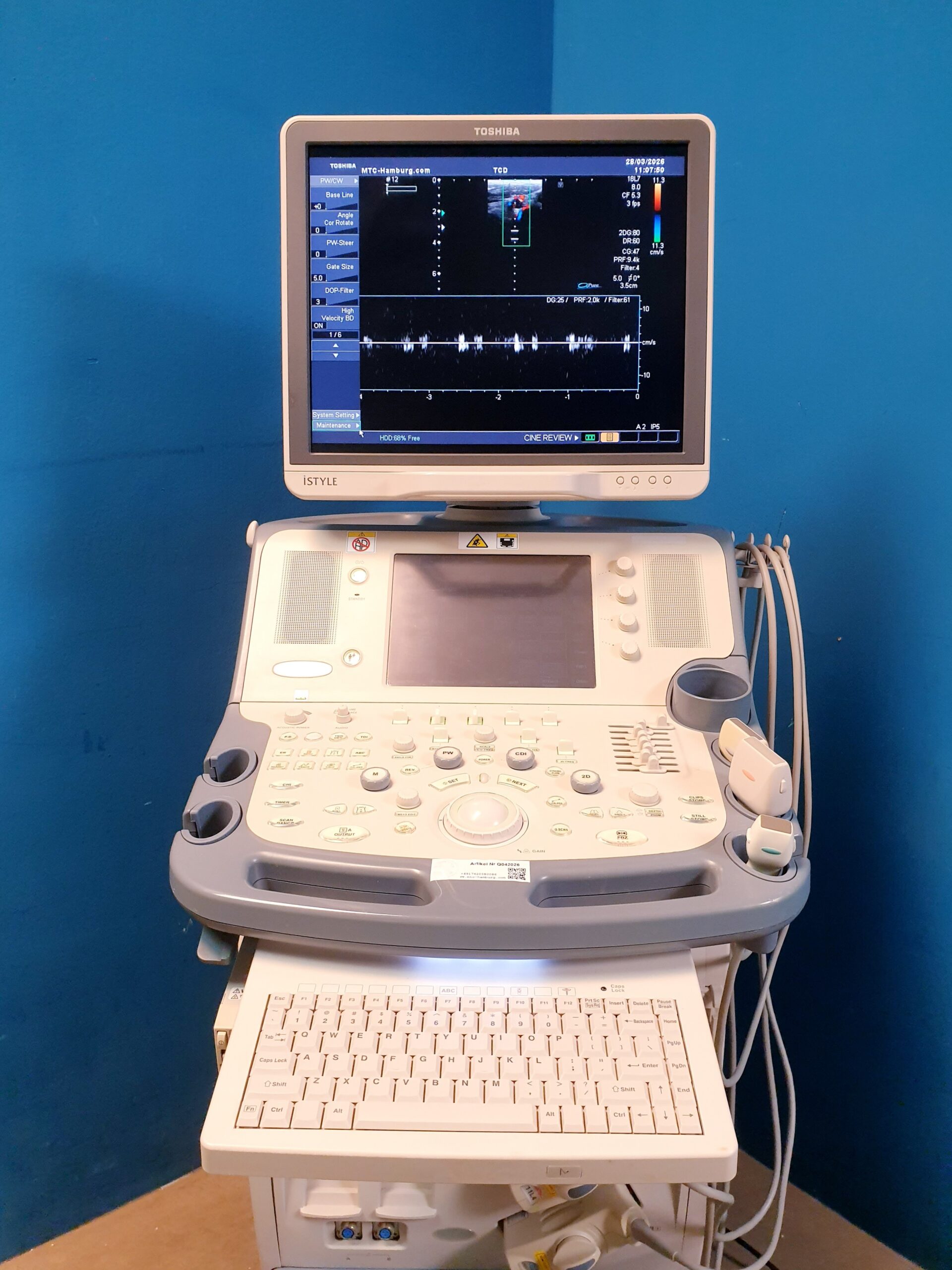 Toshiba SSA-680A Xario XG Farbdoppler + PLT-1204BT + PLT-1704SBT +PST-25BT – thumbnail 21