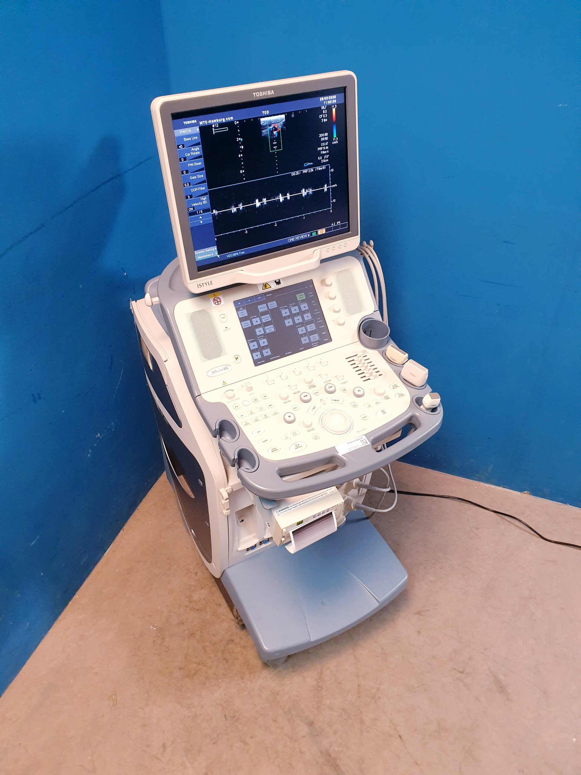 Toshiba SSA-680A Xario XG Farbdoppler + PLT-1204BT + PLT-1704SBT +PST-25BT – thumbnail 24