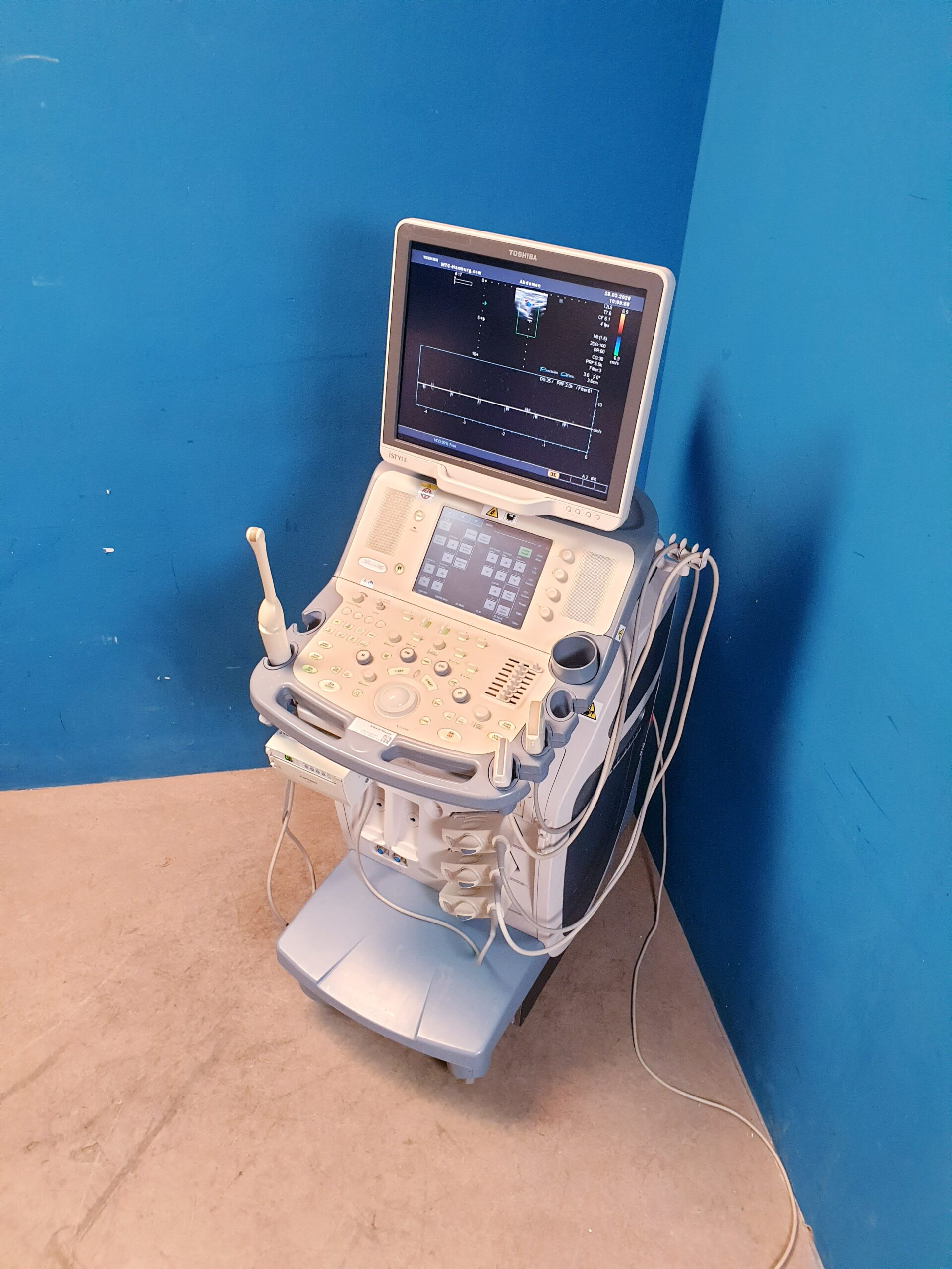 Toshiba SSA-680A Xario XG Farbdoppler + PVT-375BT +PLT-805AT + PVT-661VT thumbnail 5