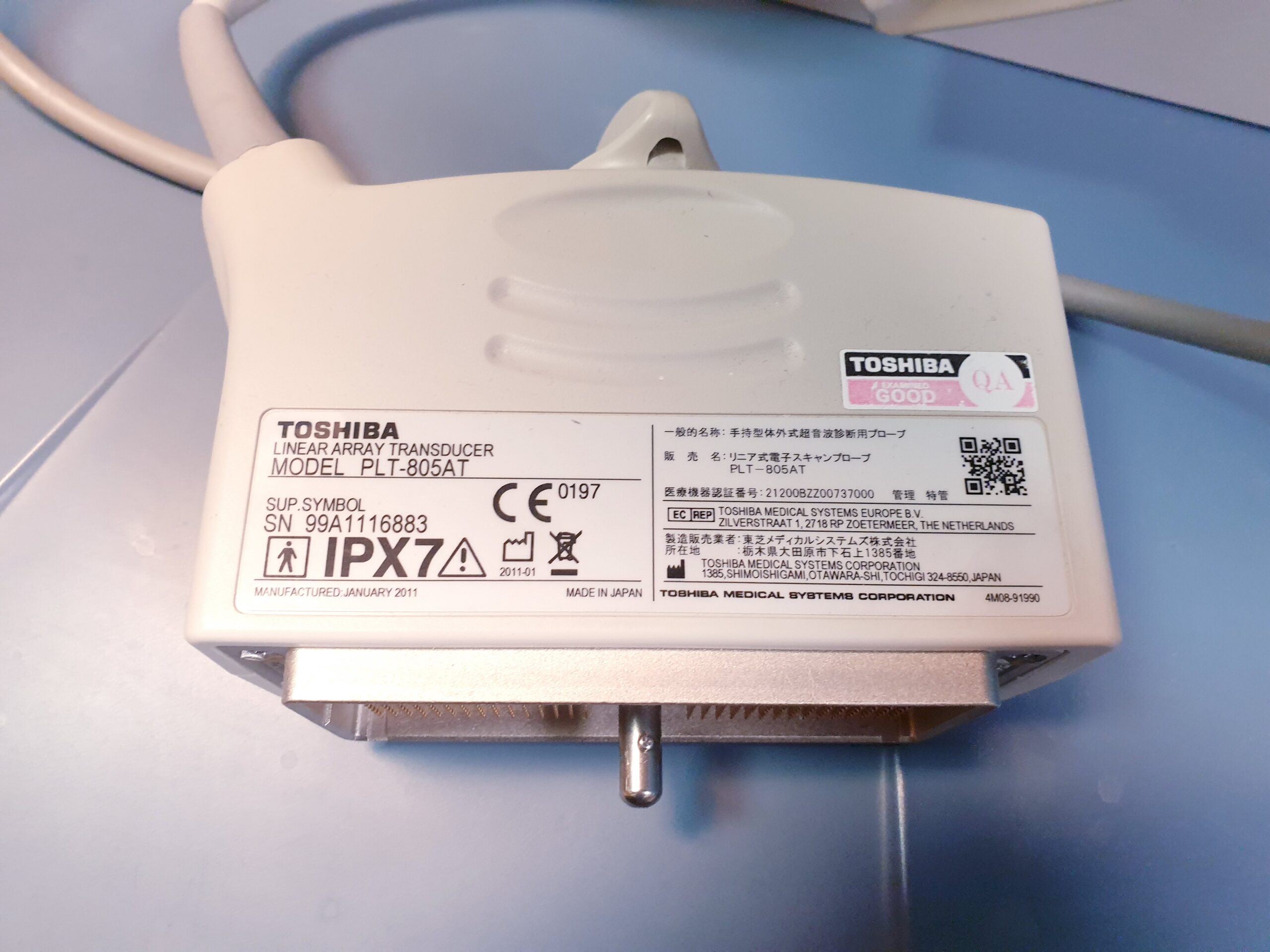 Toshiba SSA-680A Xario XG Farbdoppler + PVT-375BT +PLT-805AT + PVT-661VT thumbnail 15