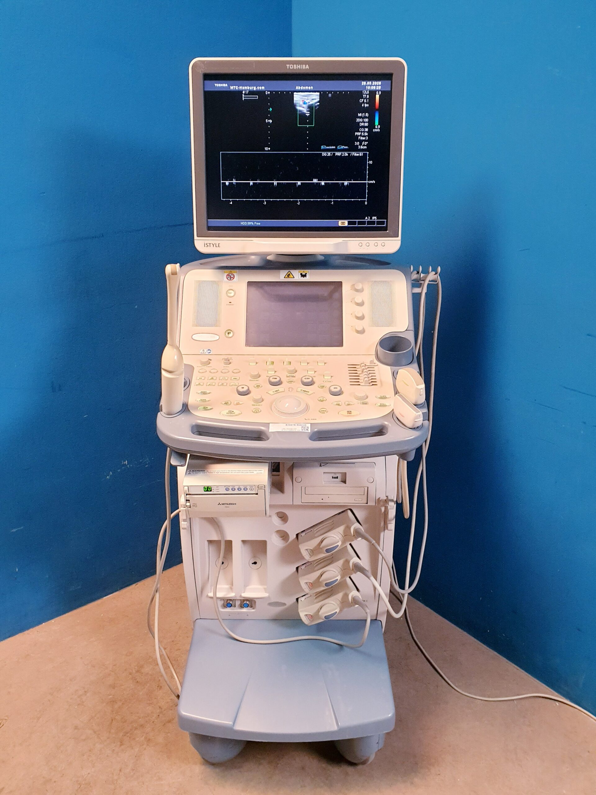 Toshiba SSA-680A Xario XG Farbdoppler + PVT-375BT +PLT-805AT + PVT-661VT thumbnail 29