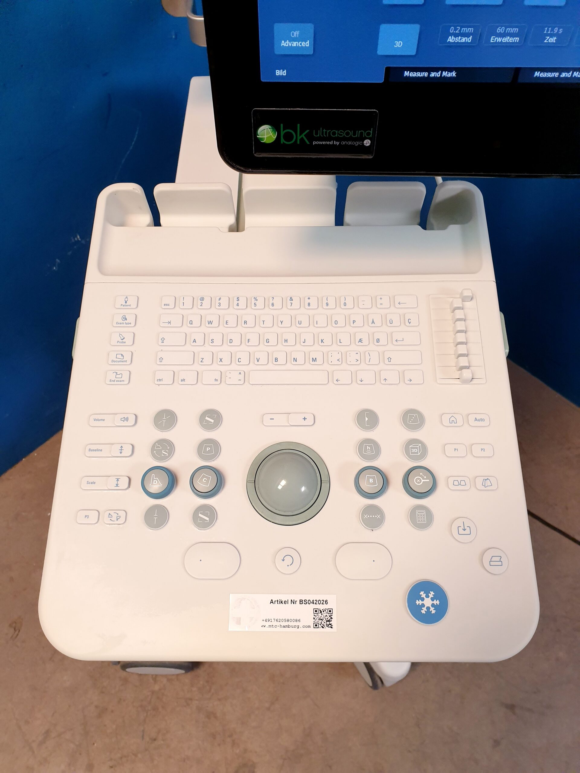 B&K BK-Medical BK-5000 Ultraschall + UA1325 E14C4t Transducer thumbnail 9