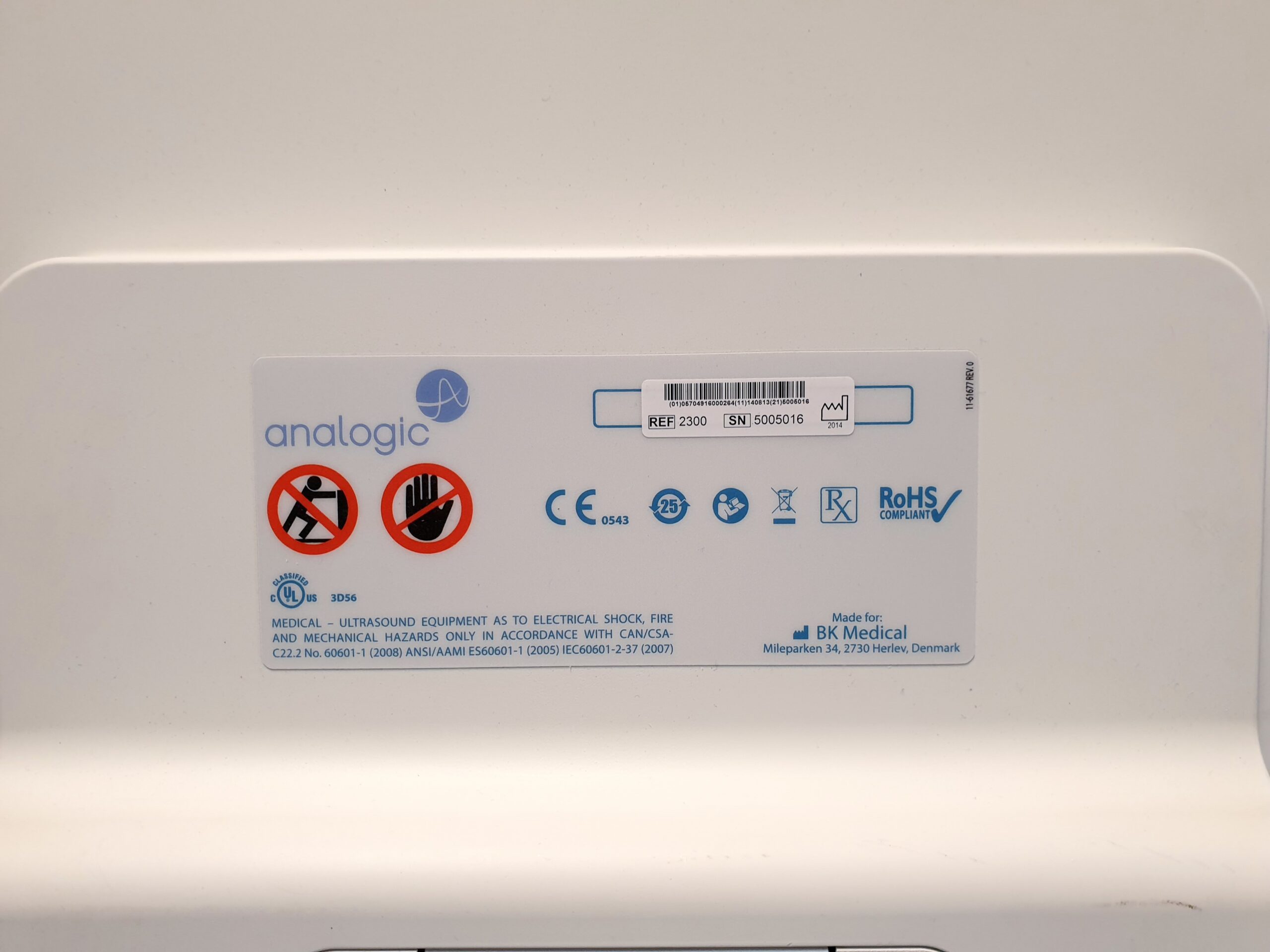 B&K BK-Medical BK-5000 Ultraschall + UA1325 E14C4t Transducer thumbnail 15