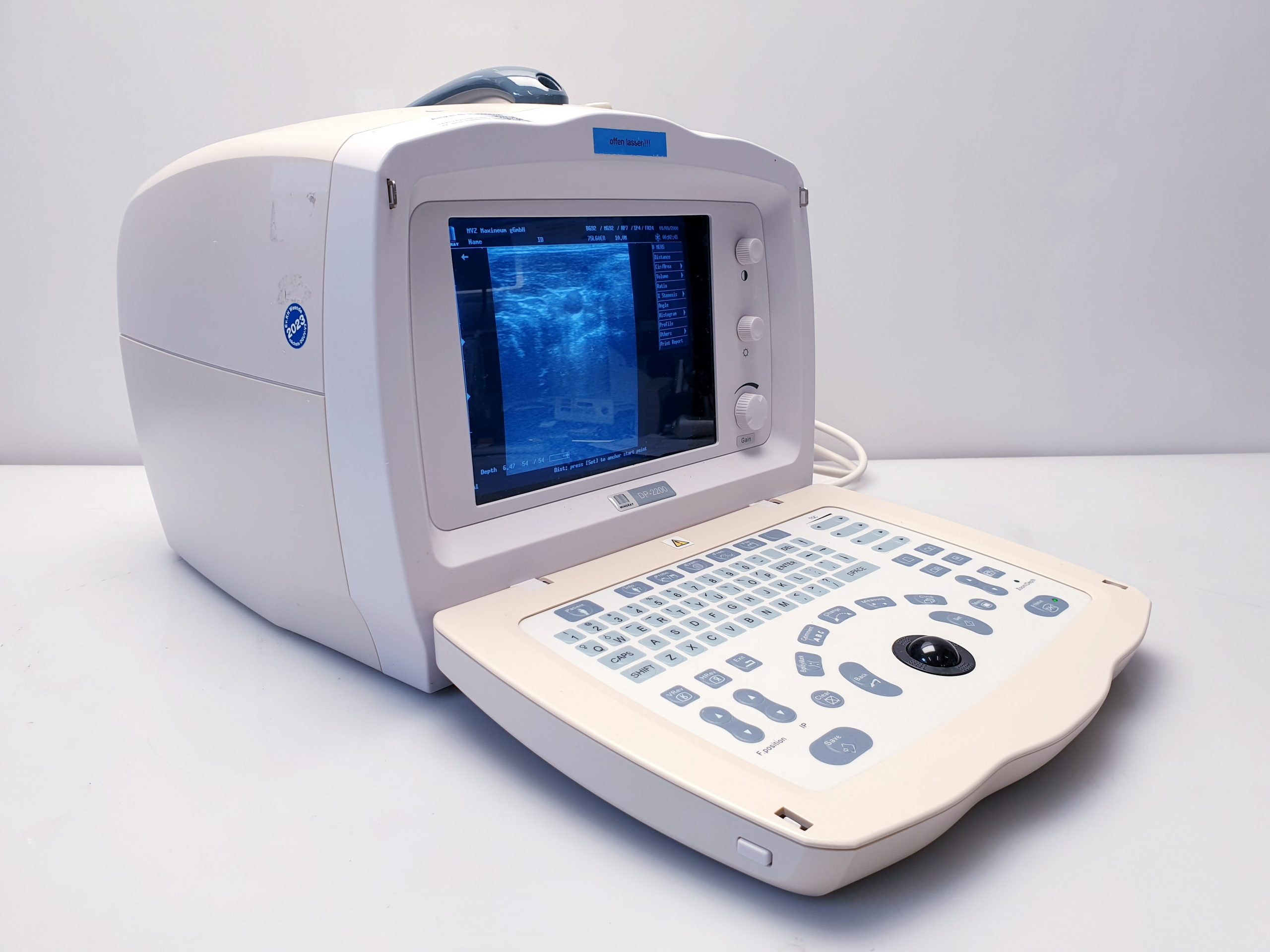 Mindray DP-2200 DP200 + 7.5 Linear Sonde – Tragbar thumbnail 10