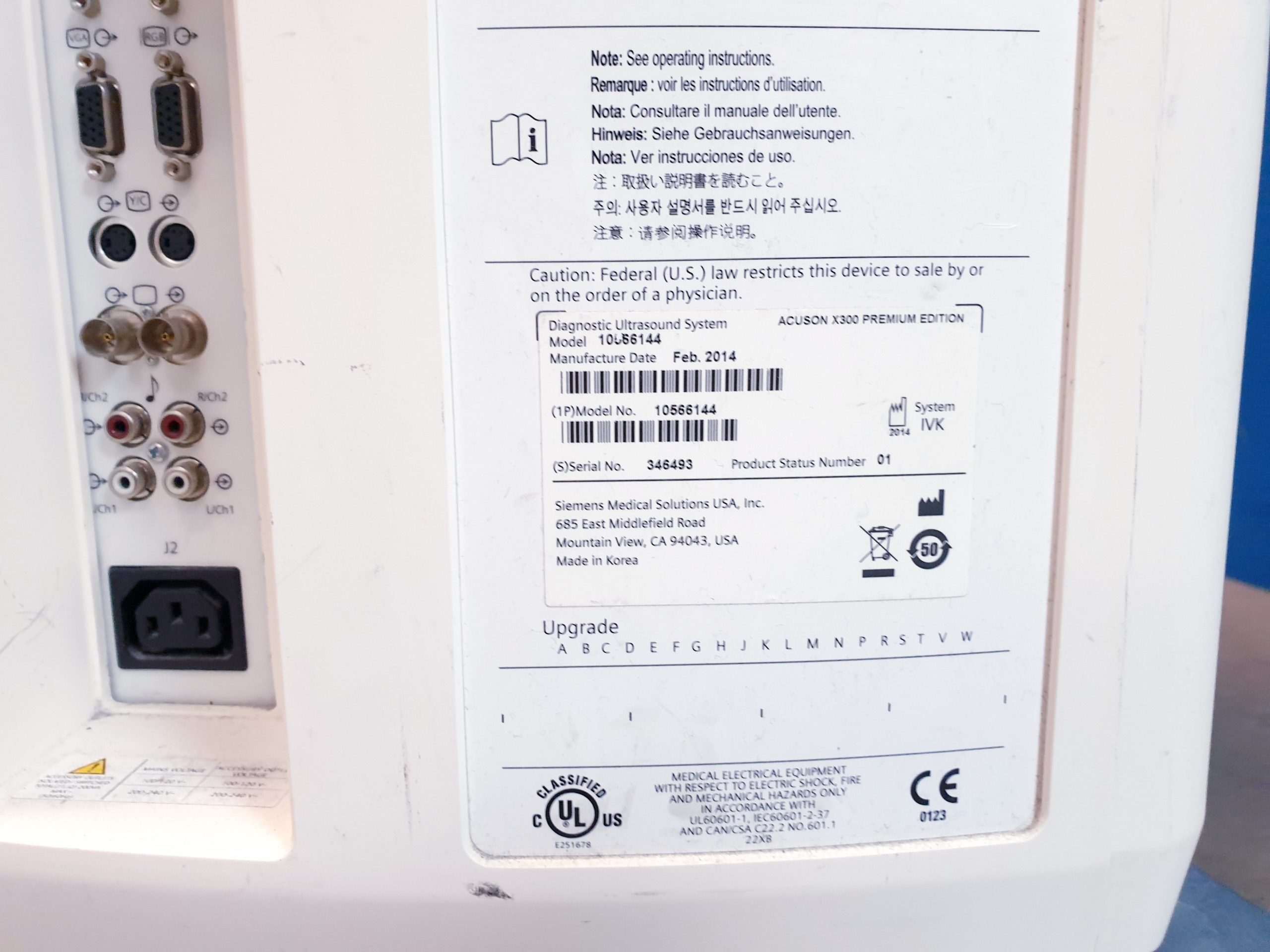 SIEMENS ACUSON X300 X 300 Premium Edition + CH5-2 Konvex + VF10-5 Linear + P5-1 thumbnail 19