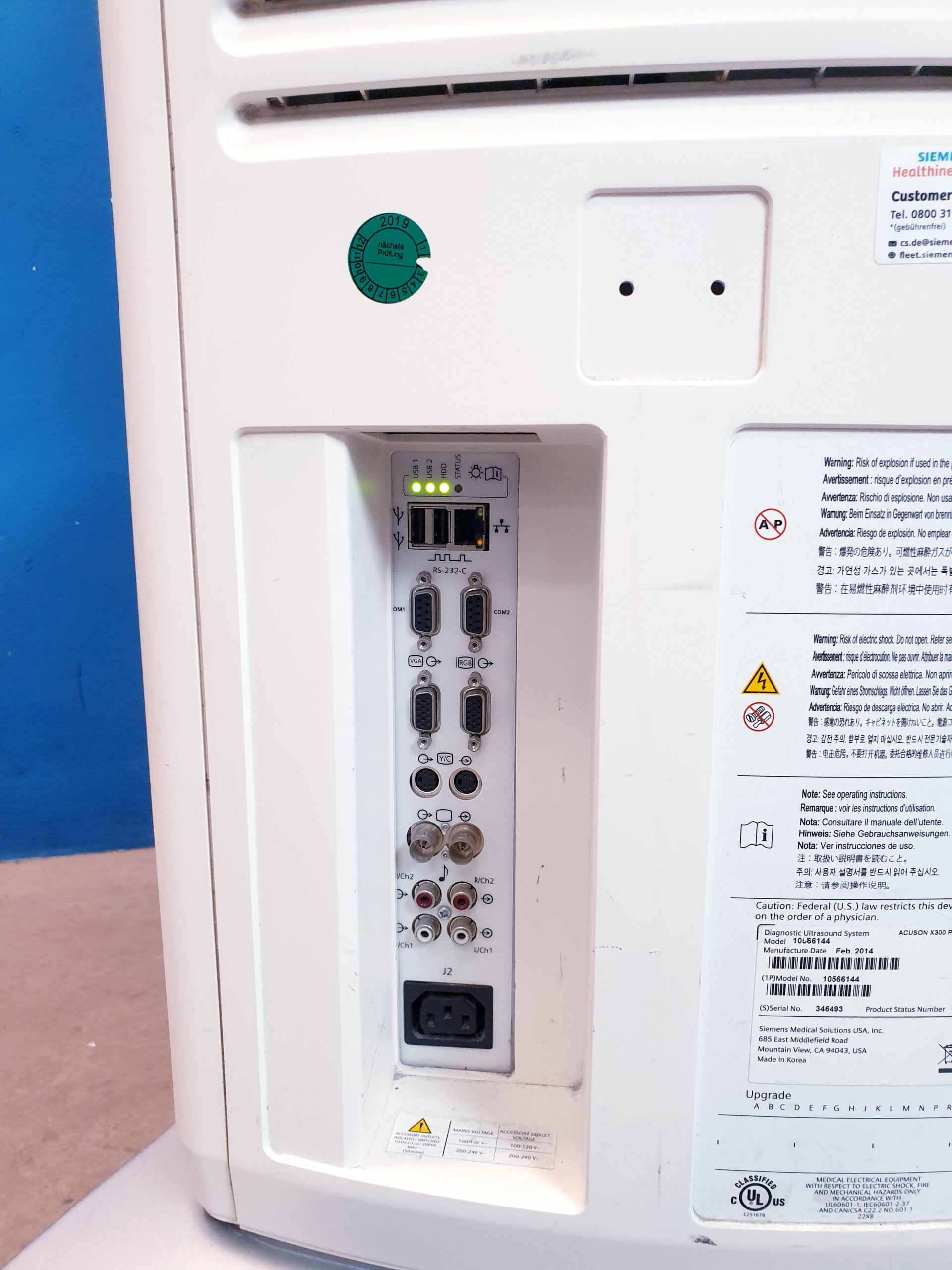 SIEMENS ACUSON X300 X 300 Premium Edition + CH5-2 Konvex + VF10-5 Linear + P5-1 thumbnail 20