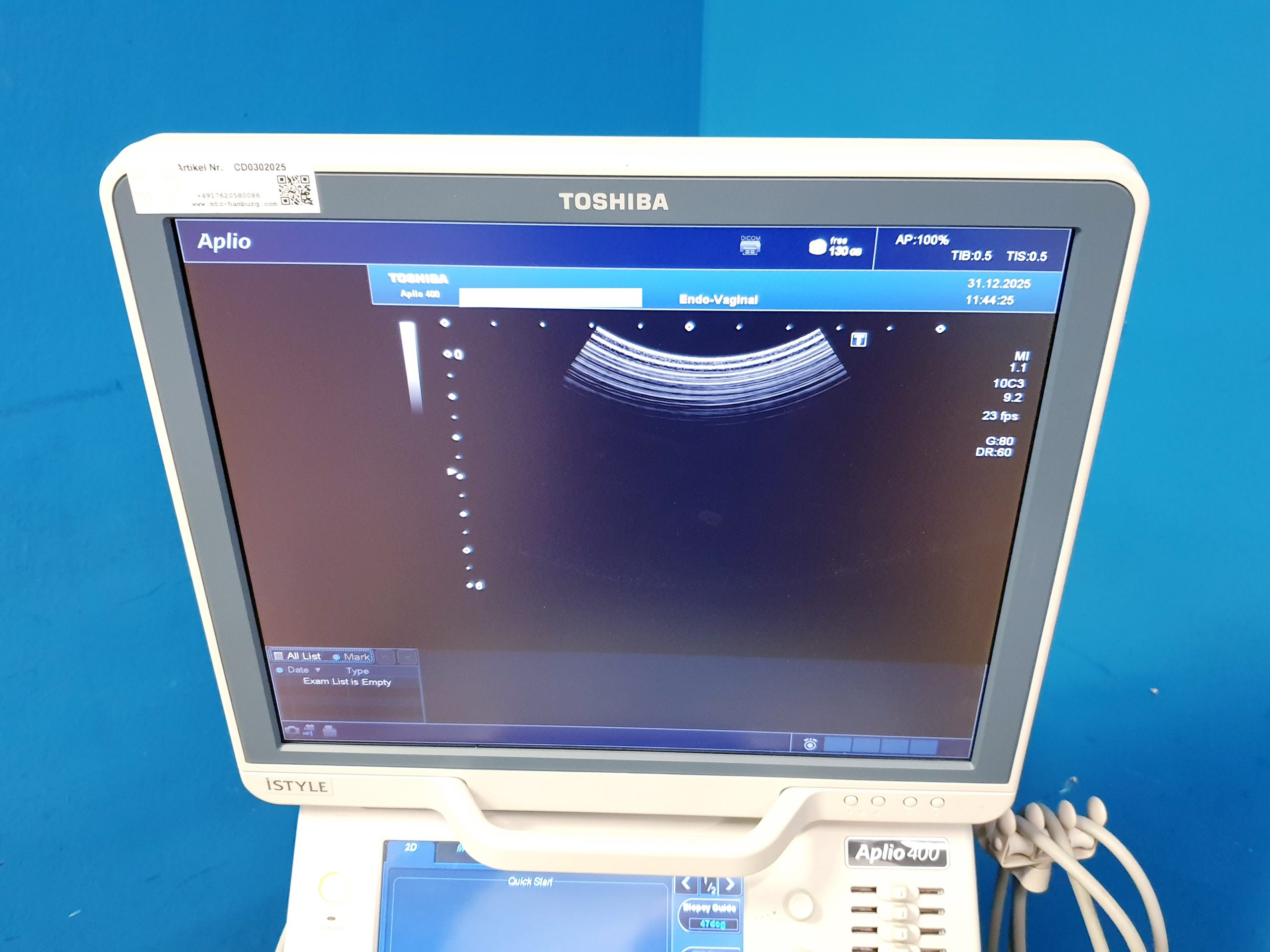Toshiba 10C3 PVT-674BT Konvex Sonde — image 1 of 2