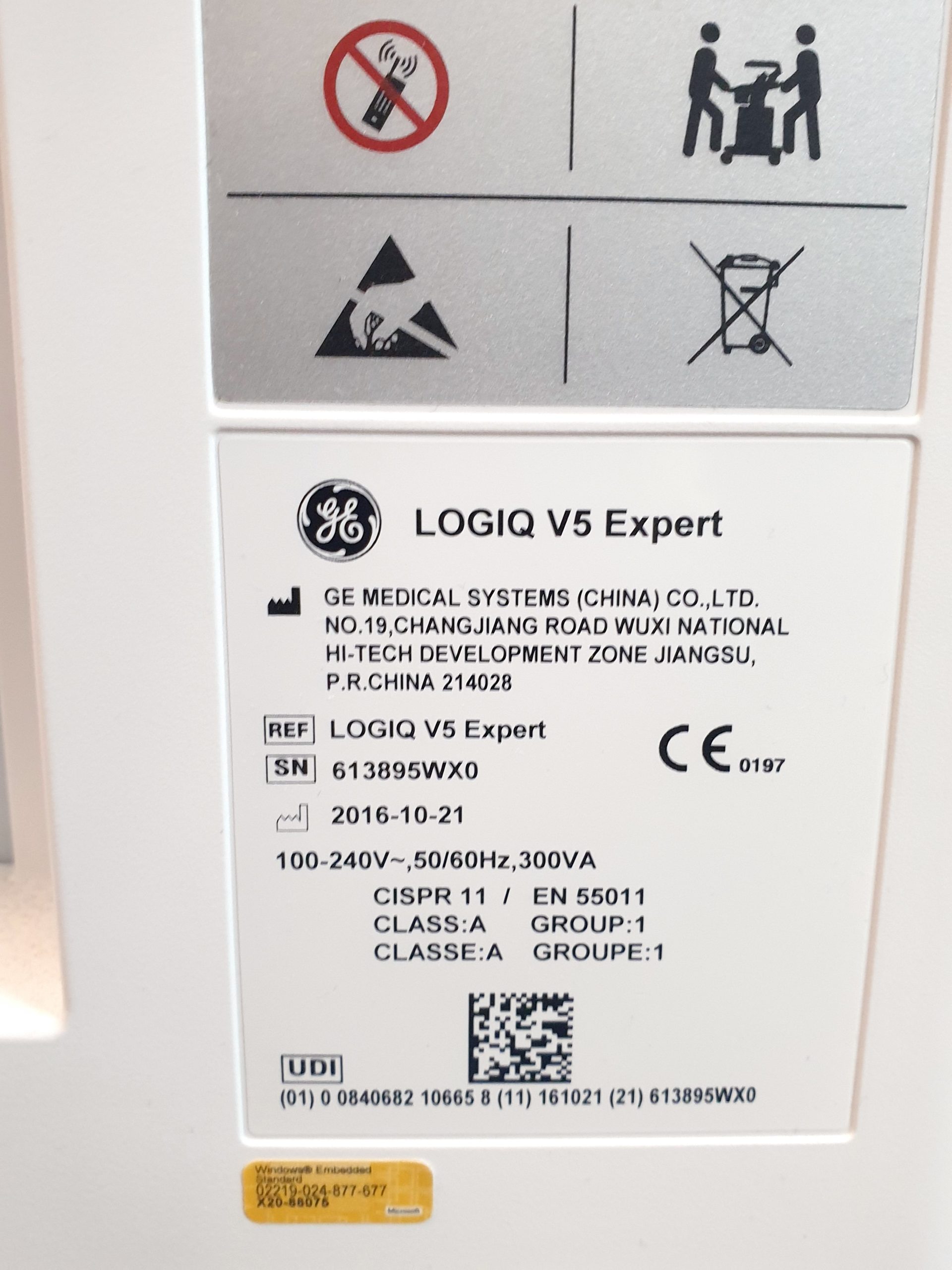 GE Logiq V5 Expert Ultraschallgerät + L6-12 RS Linear Sonde DOM 2016 thumbnail 10