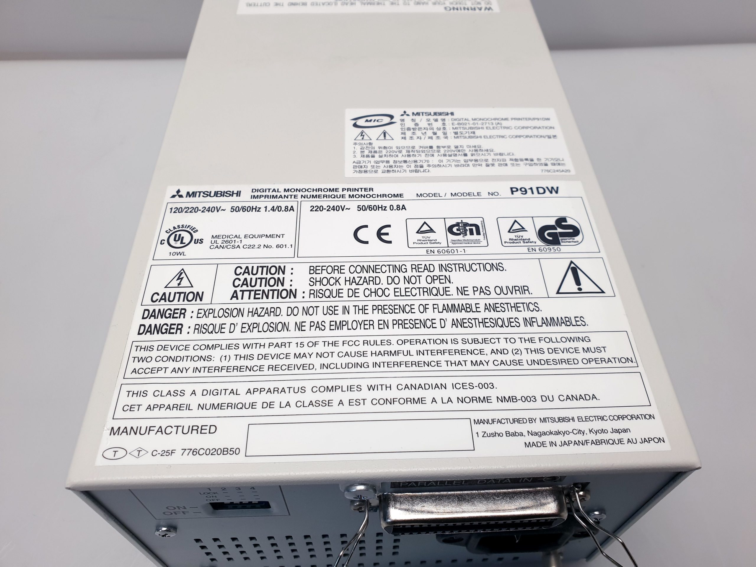 MITSUBISHI – P91D – P 91 D Printer Ultraschall-Drucker thumbnail 8