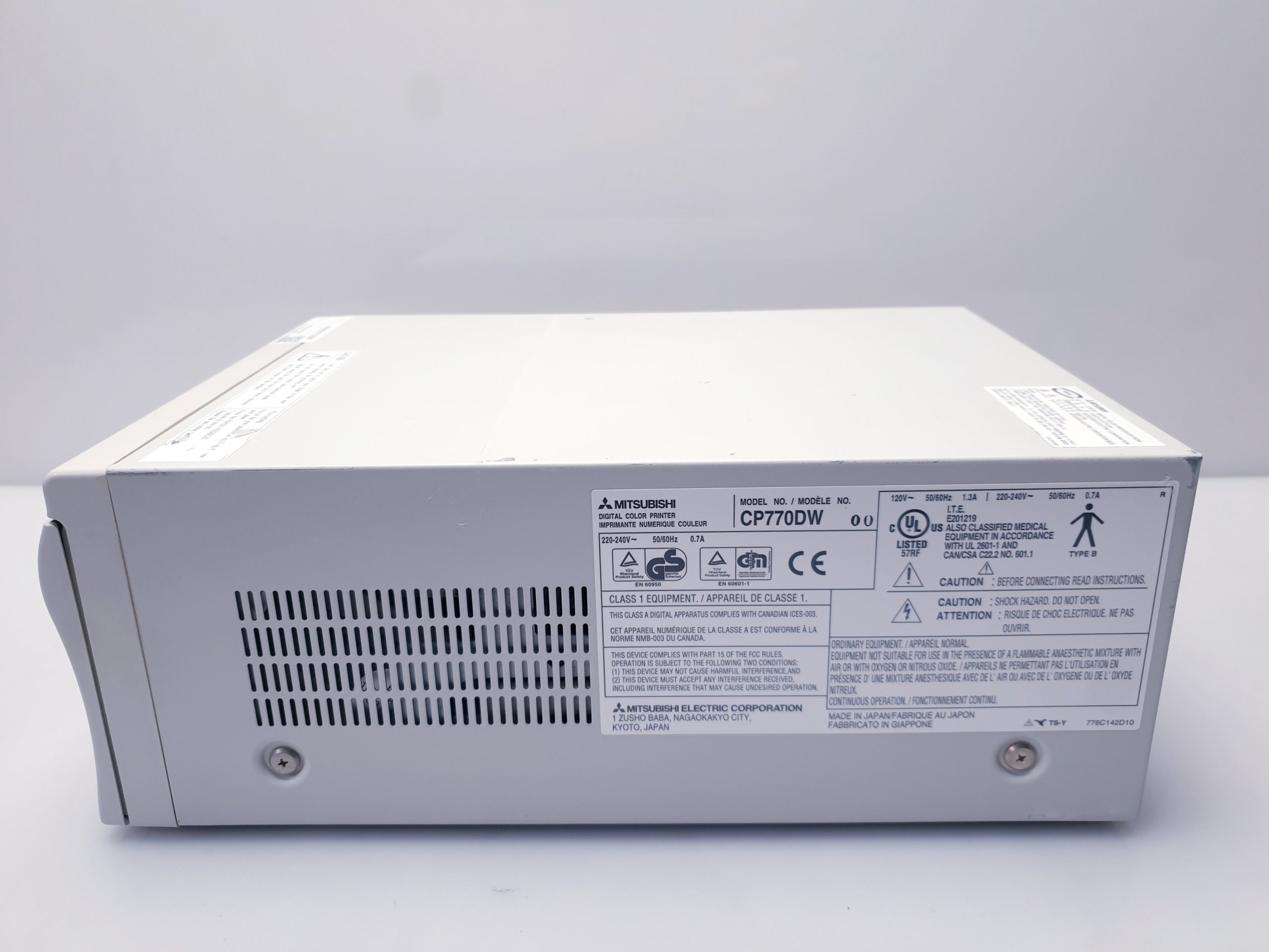 Mitsubishi CP770DW digital color printer thumbnail 7