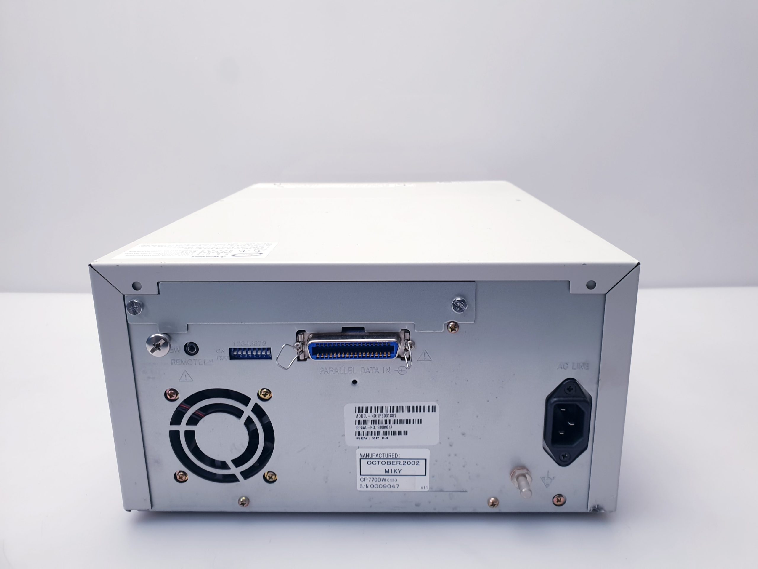 Mitsubishi CP770DW digital color printer thumbnail 10