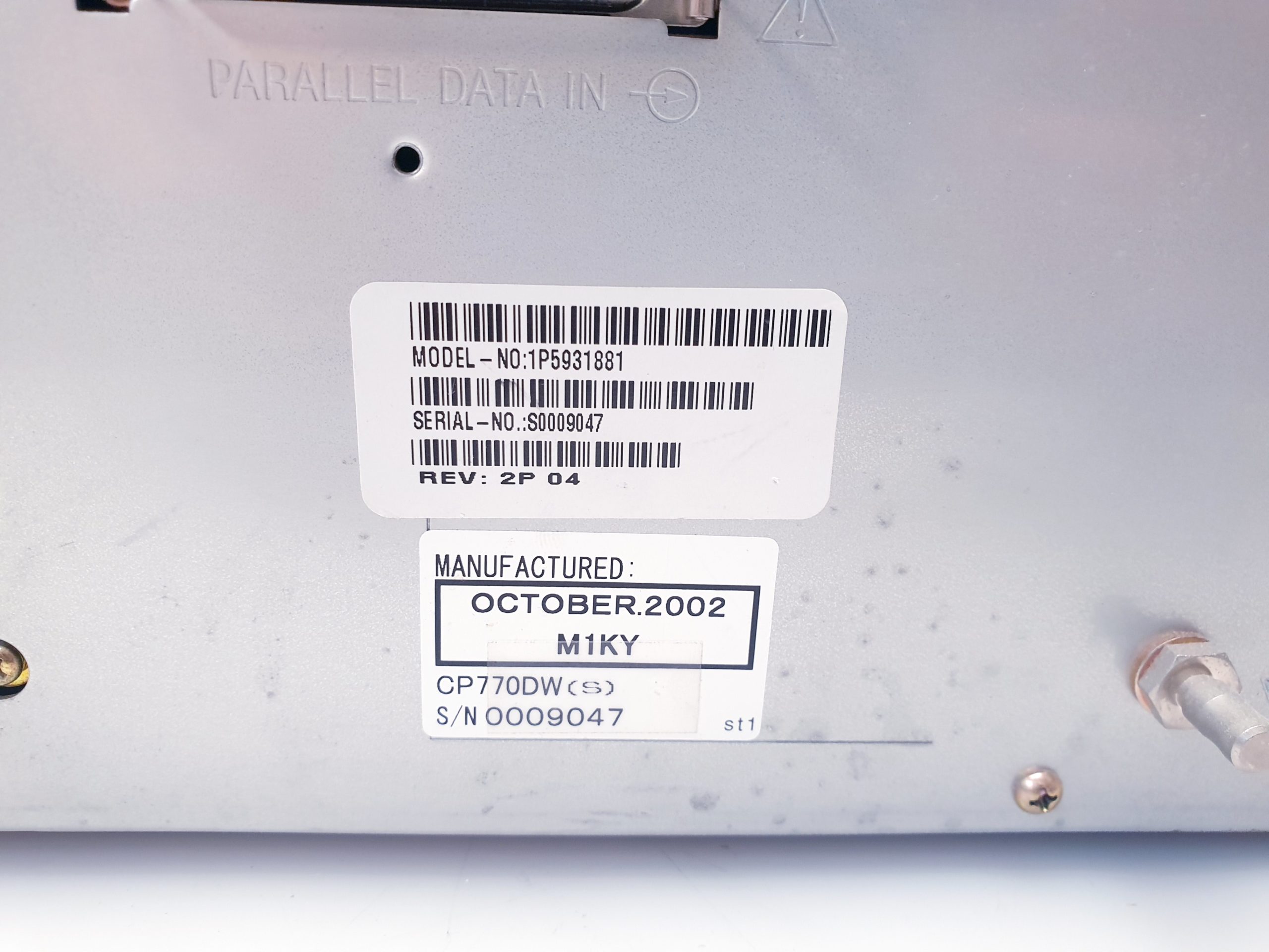 Mitsubishi CP770DW digital color printer thumbnail 11