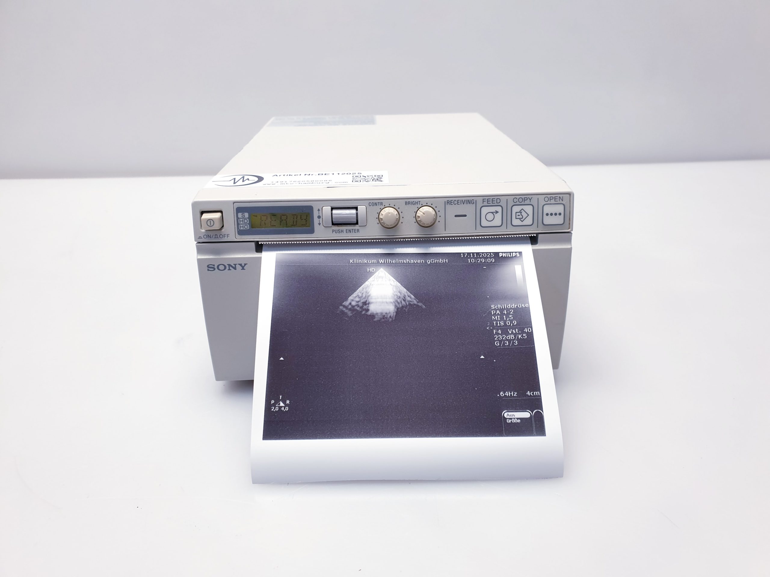 SONY UP-D897 Digital Graphic Printer USB -Thermodrucker thumbnail 2