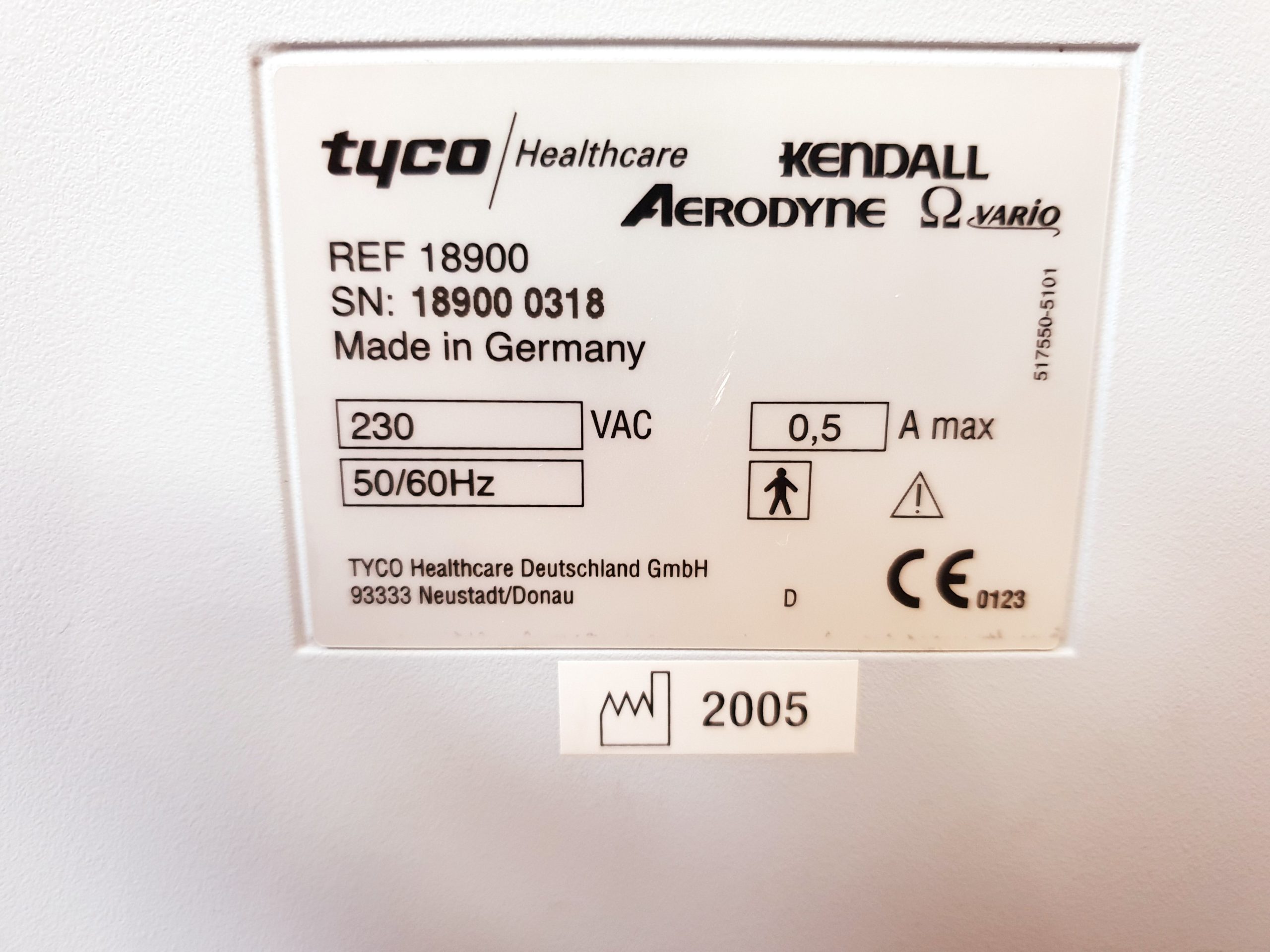 Tyco Covidien Kendall Aerodyne Omega Vario Ultraschall Vernebler thumbnail 10