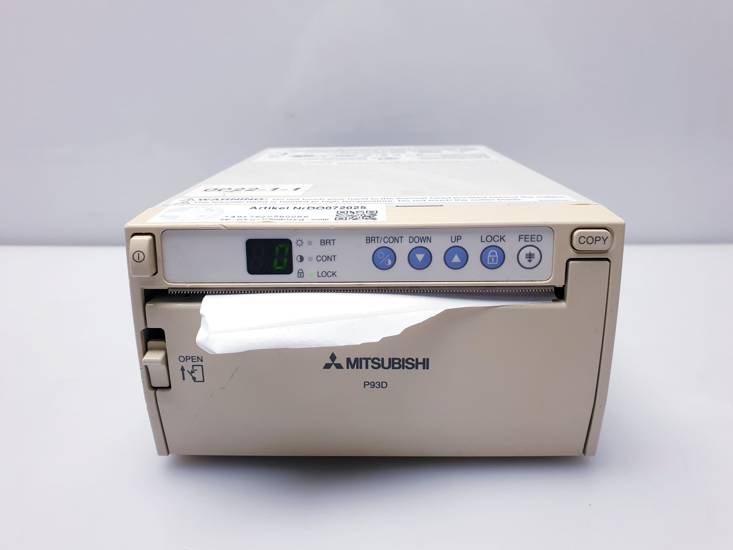 Mitsubishi P93D Ultraschall Videoprinter Thermodrucker — image 1 of 7