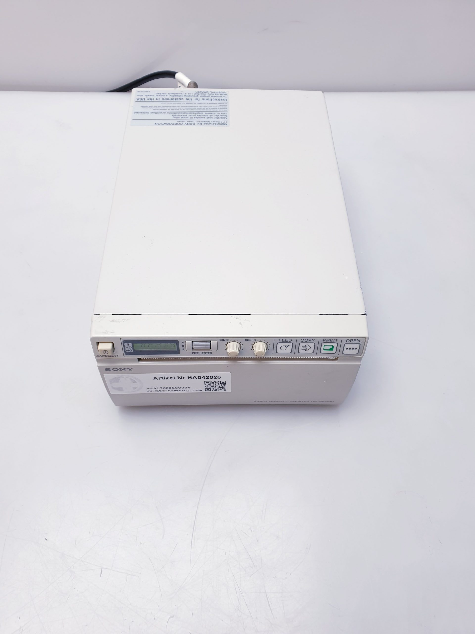 Sony UP-897MD UP 897MD Videografikdrucker Printer thumbnail 17