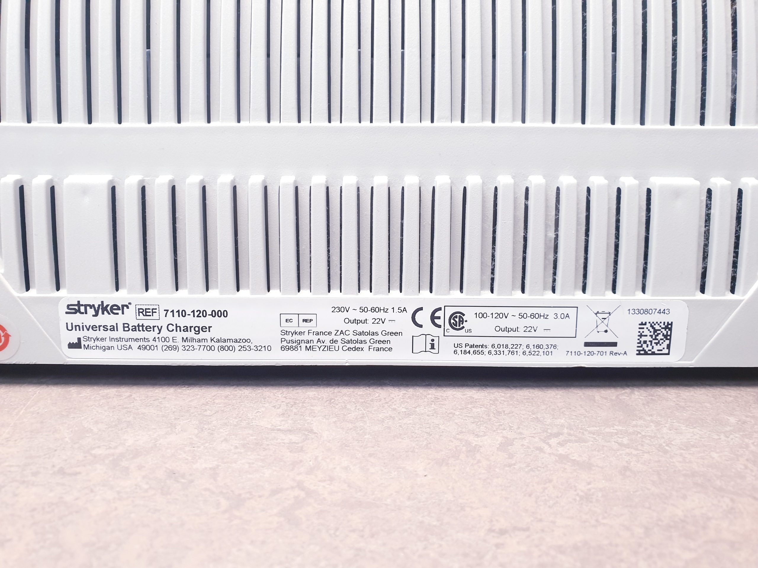 Stryker 7110-120-000 System 7 Universal Charger Battery Batterie Ladegerät – 1450 – E1000 thumbnail 5