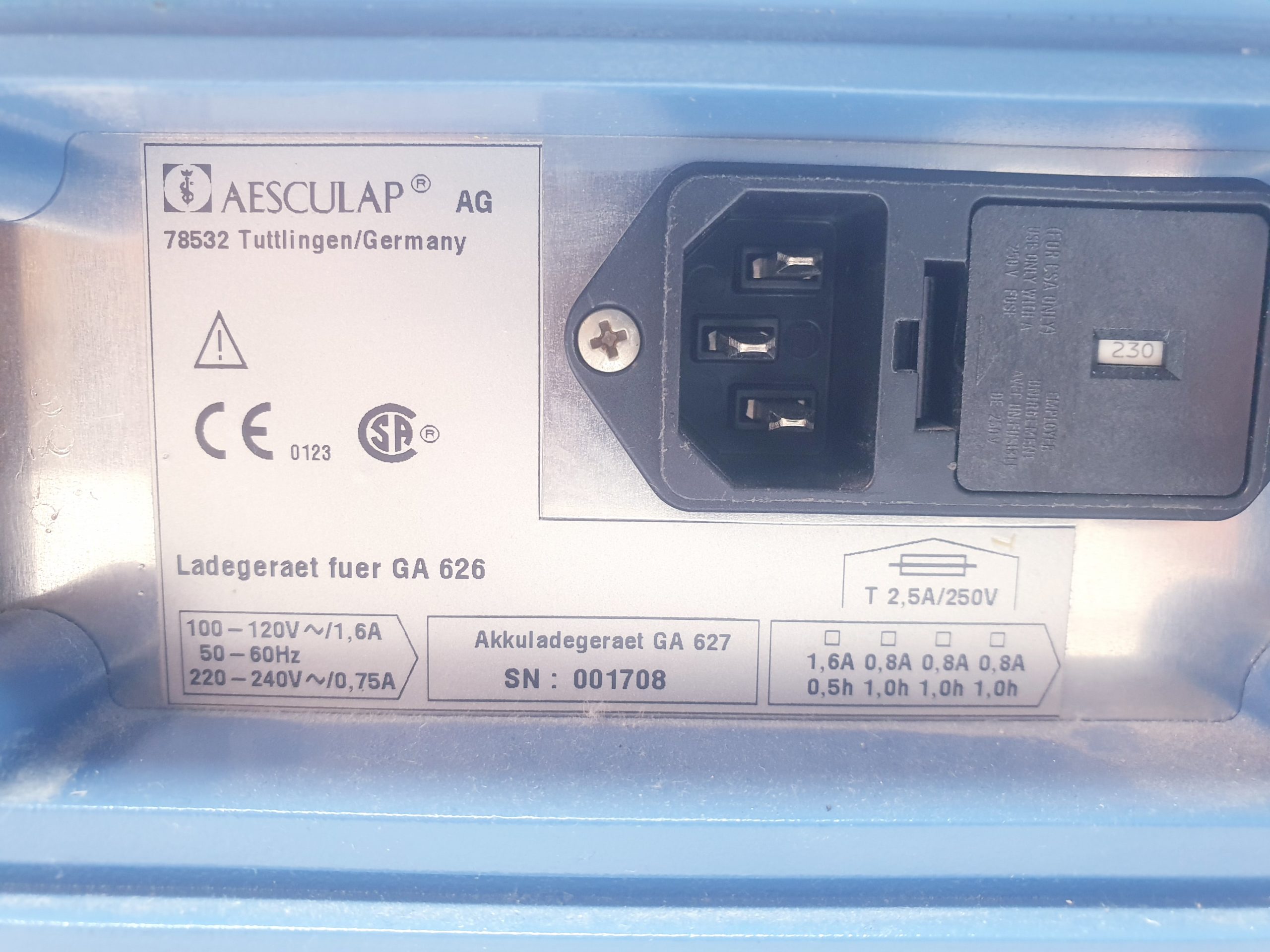 Aesculap GA 627 – GA627 Ladegerät für GA 626 thumbnail 10