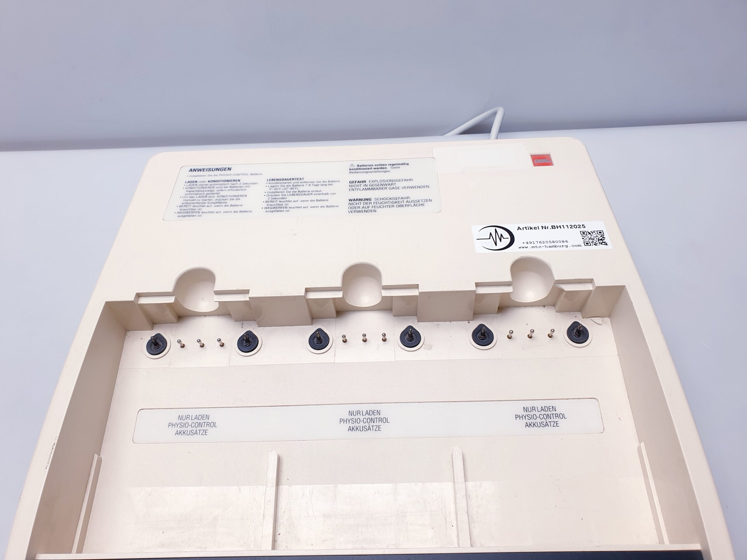 Medtronic Physio-Control Batterie-Unterstützungssystem 2 Ladestation Ladegerät thumbnail 5
