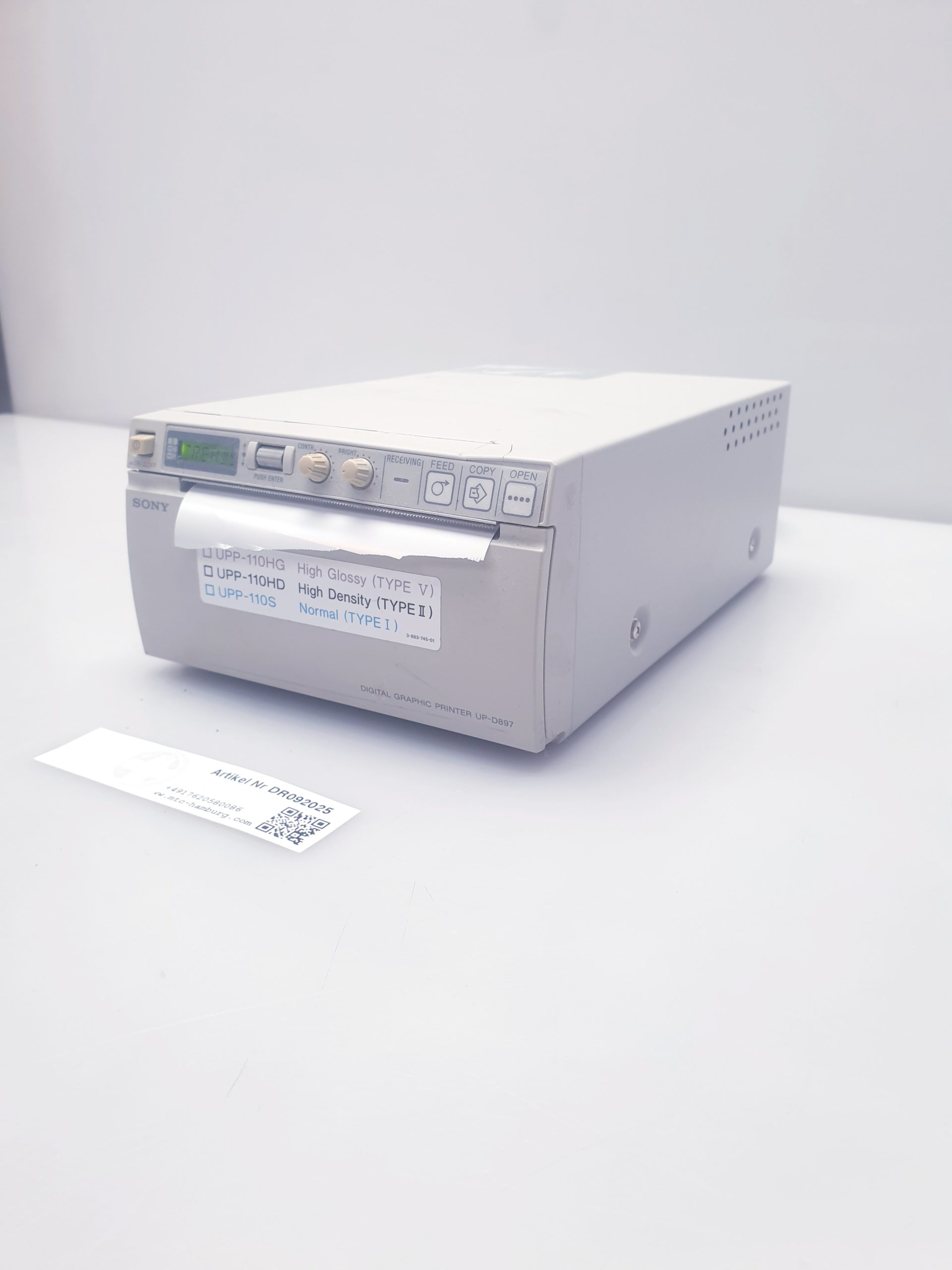 Sony UP-D897 – UPD897 Thermodrucker Printer — image 1 of 9