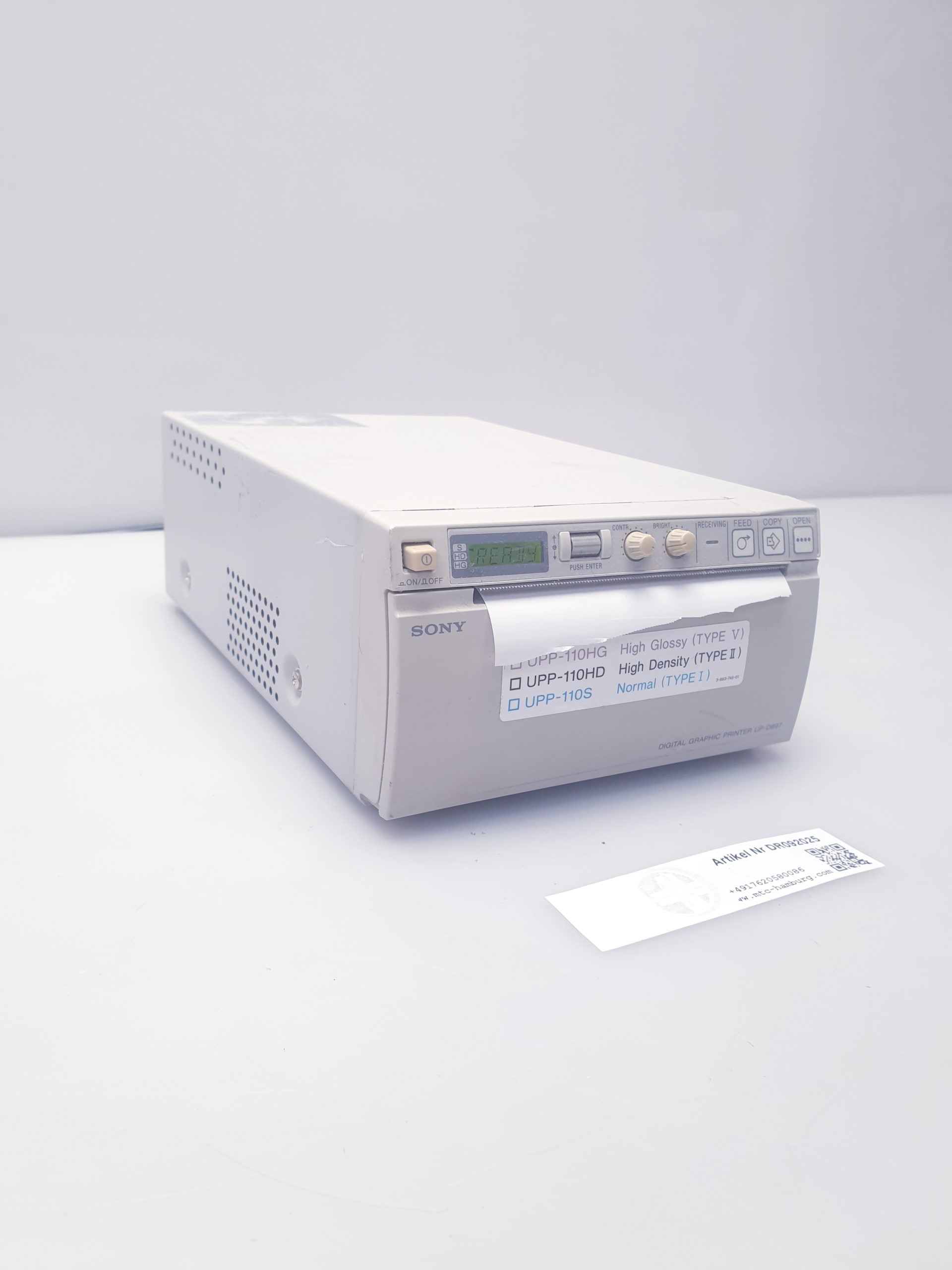 Sony UP-D897 – UPD897 Thermodrucker Printer thumbnail 2