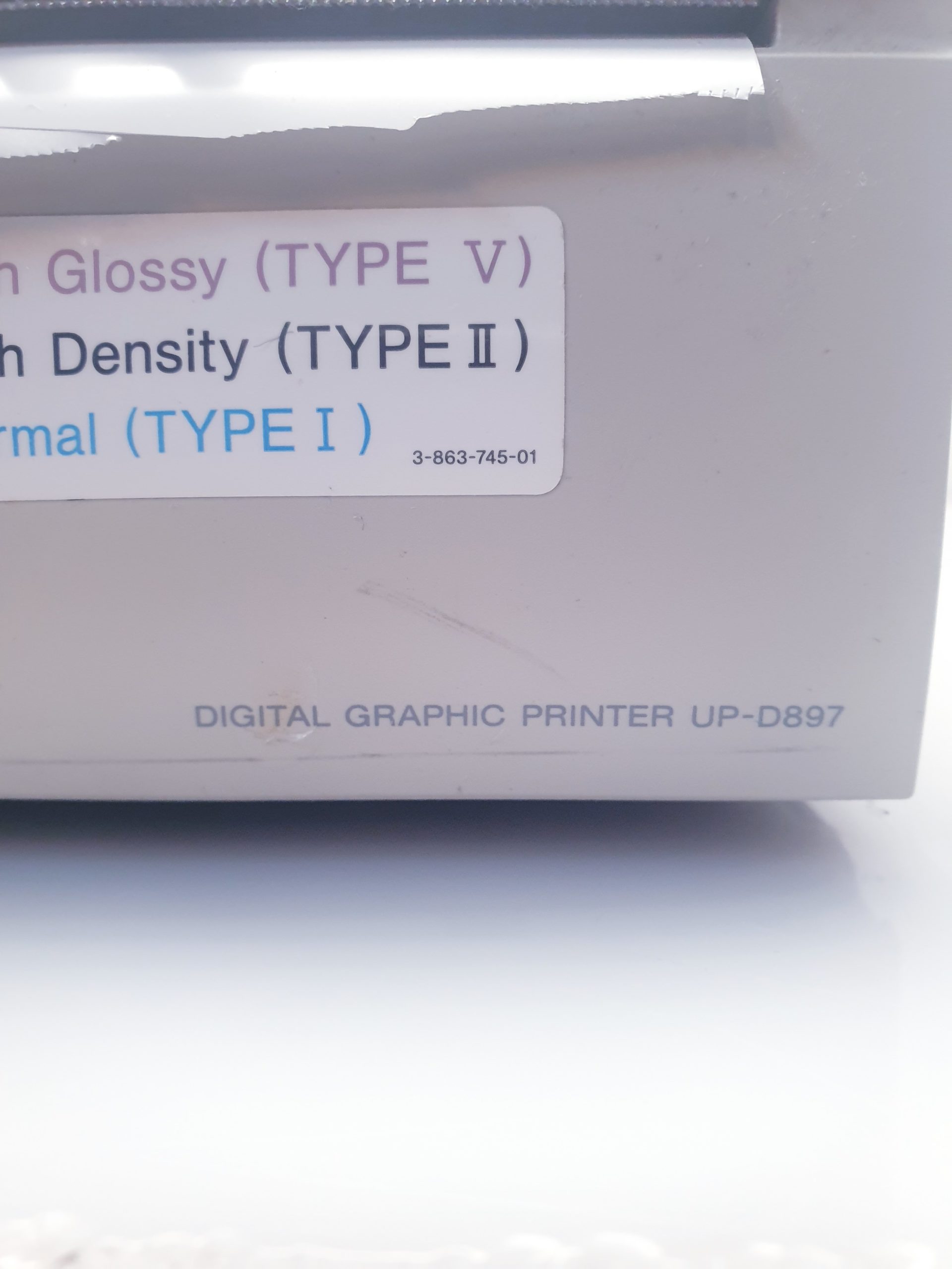 Sony UP-D897 – UPD897 Thermodrucker Printer thumbnail 4