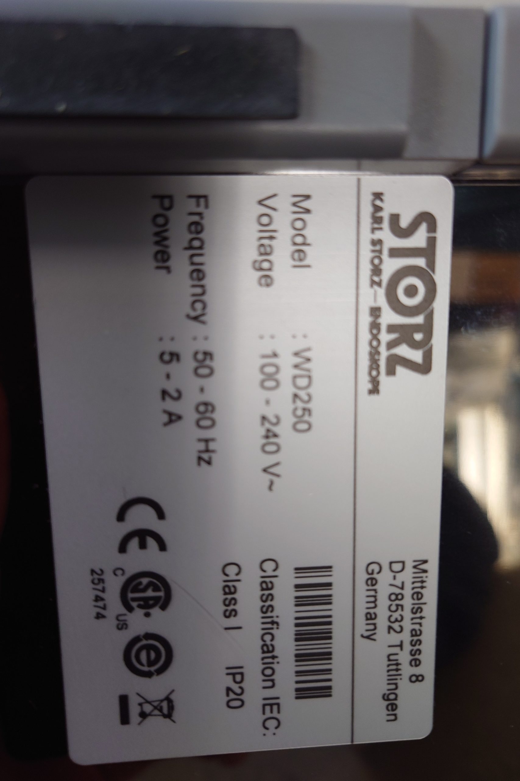 Storz Aida WD 250 Documentation System – Datenträger wurde entfernt thumbnail 6