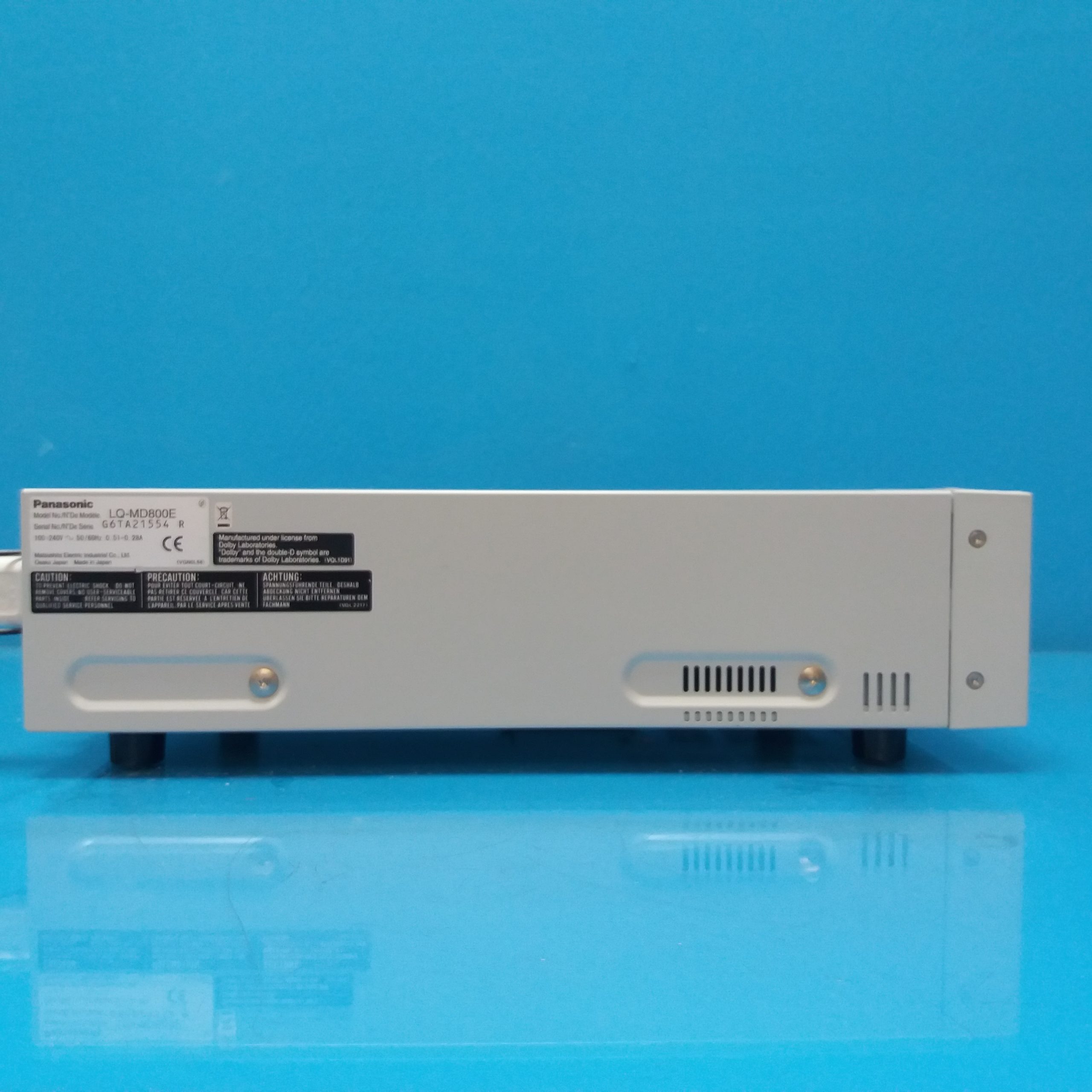 Panasonic LQ-MD800 DVD Recorder thumbnail 3