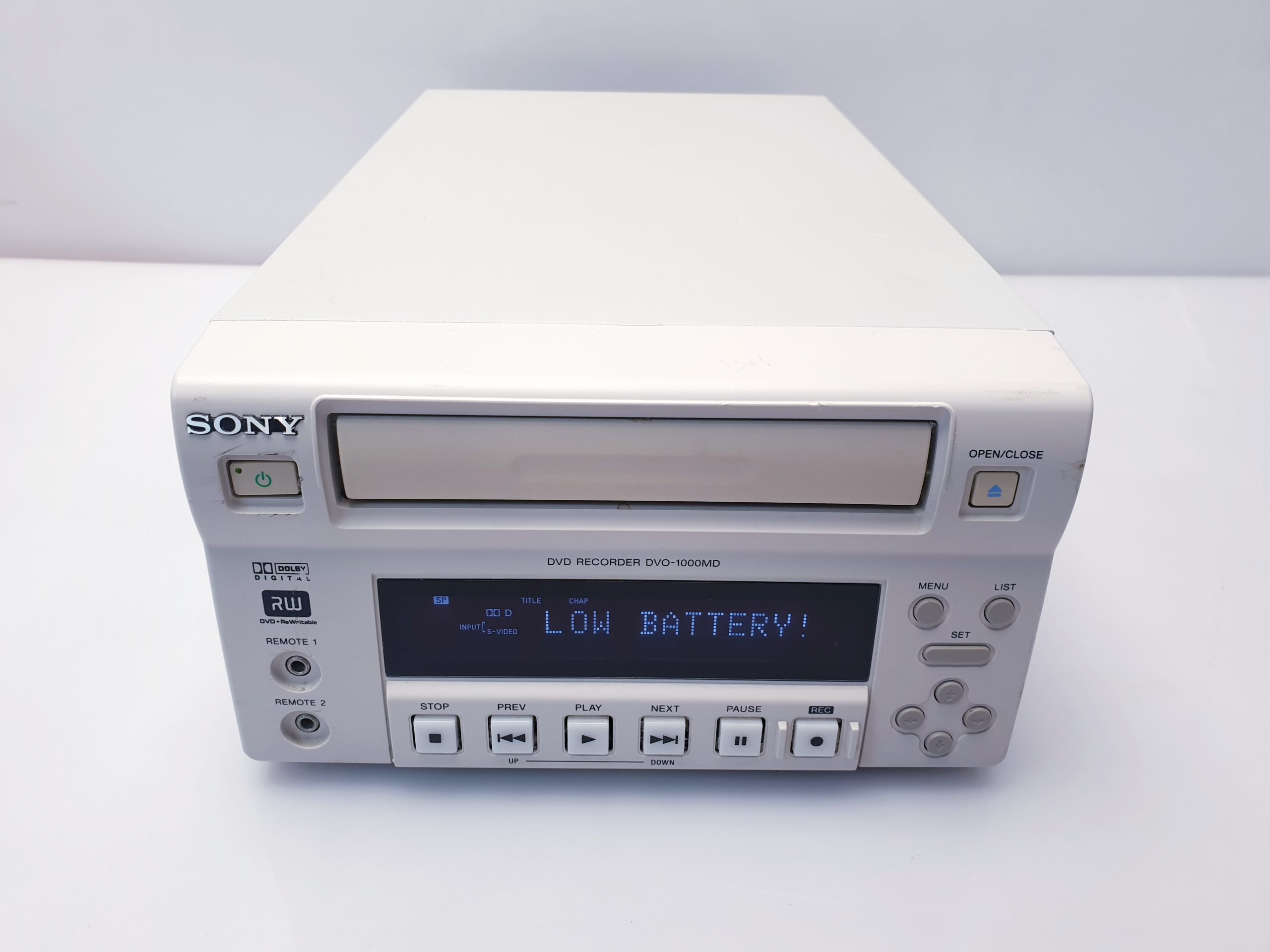 Sony DVO-1000MD Medical DVD Recorder thumbnail 11