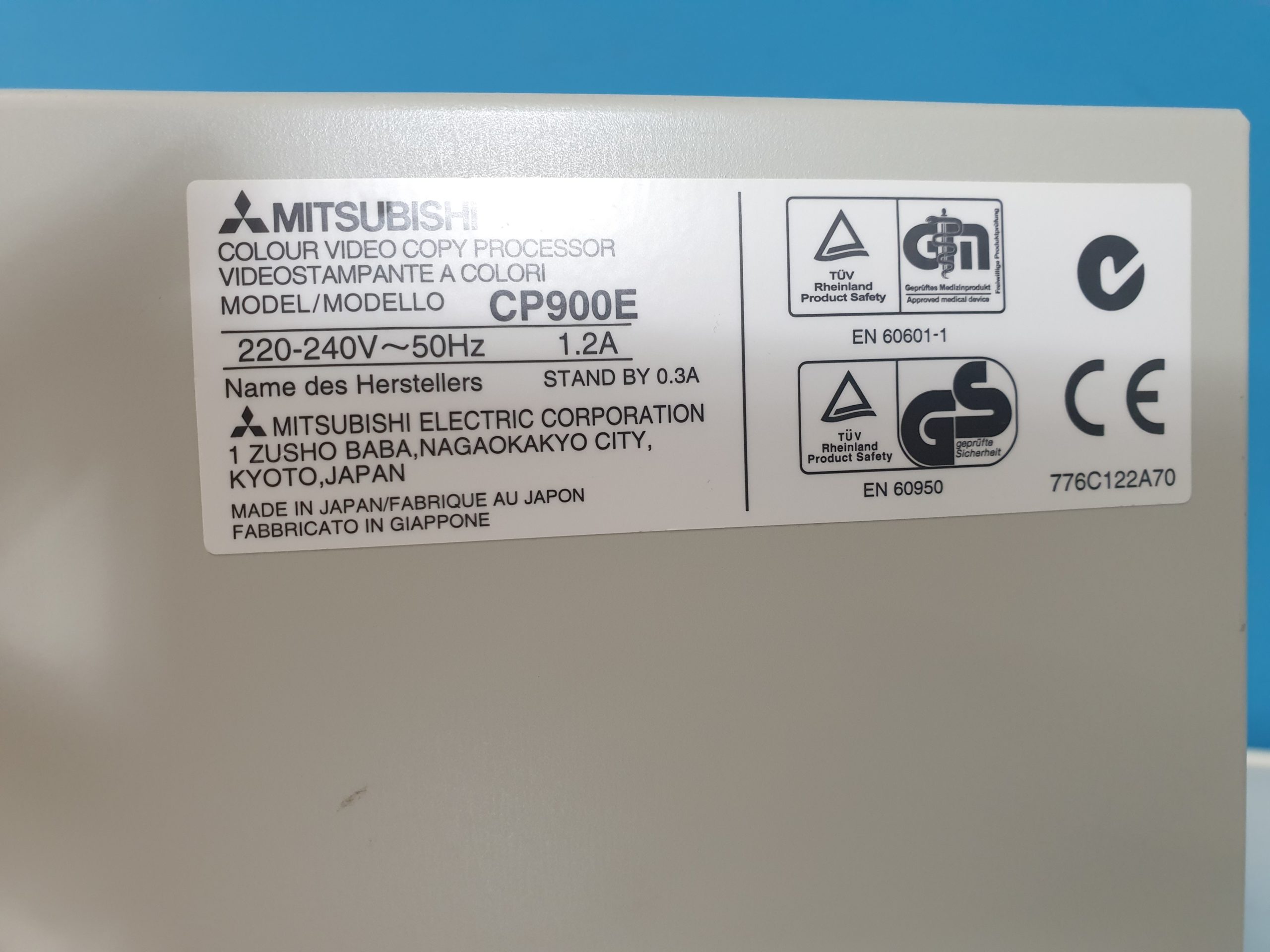 Mitsubishi CP900 // CP 900 // CP900E Ultraschalldrucker Drucker thumbnail 2