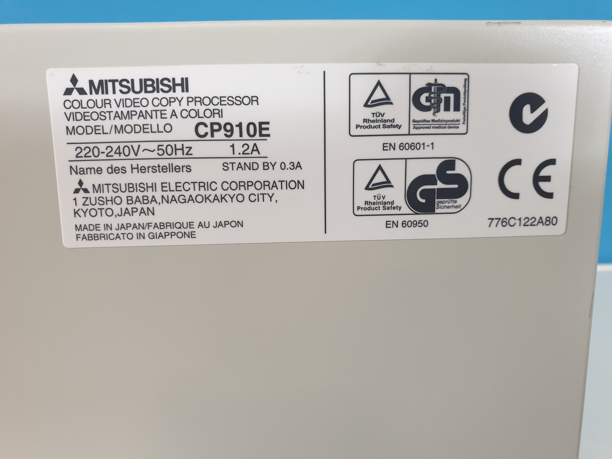 Mitsubishi CP910 // CP 910 // CP910E Ultraschalldrucker Drucker thumbnail 4