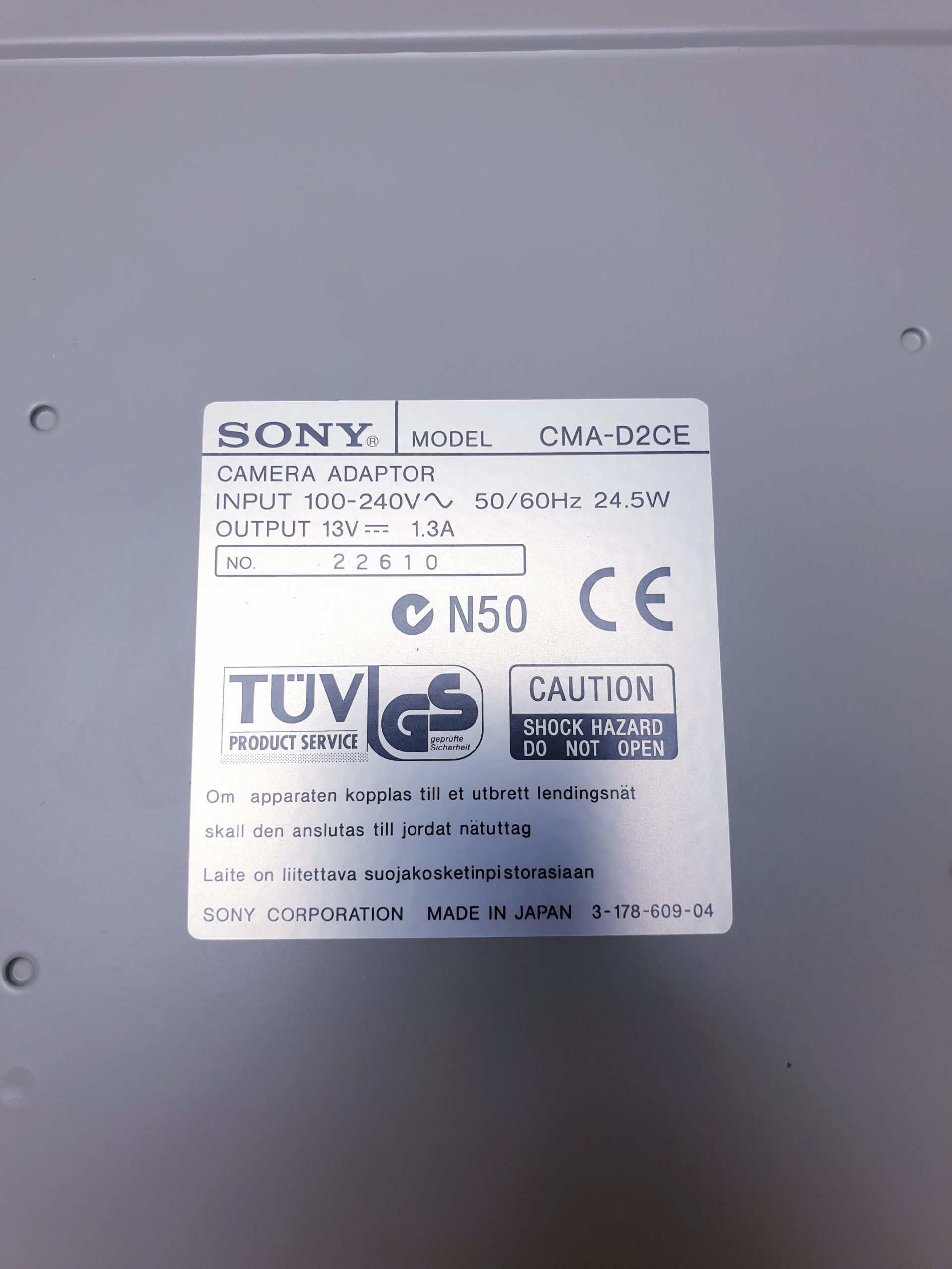 Sony Camera Adapter CMA-D2CE Für Farbe Videokamera thumbnail 4