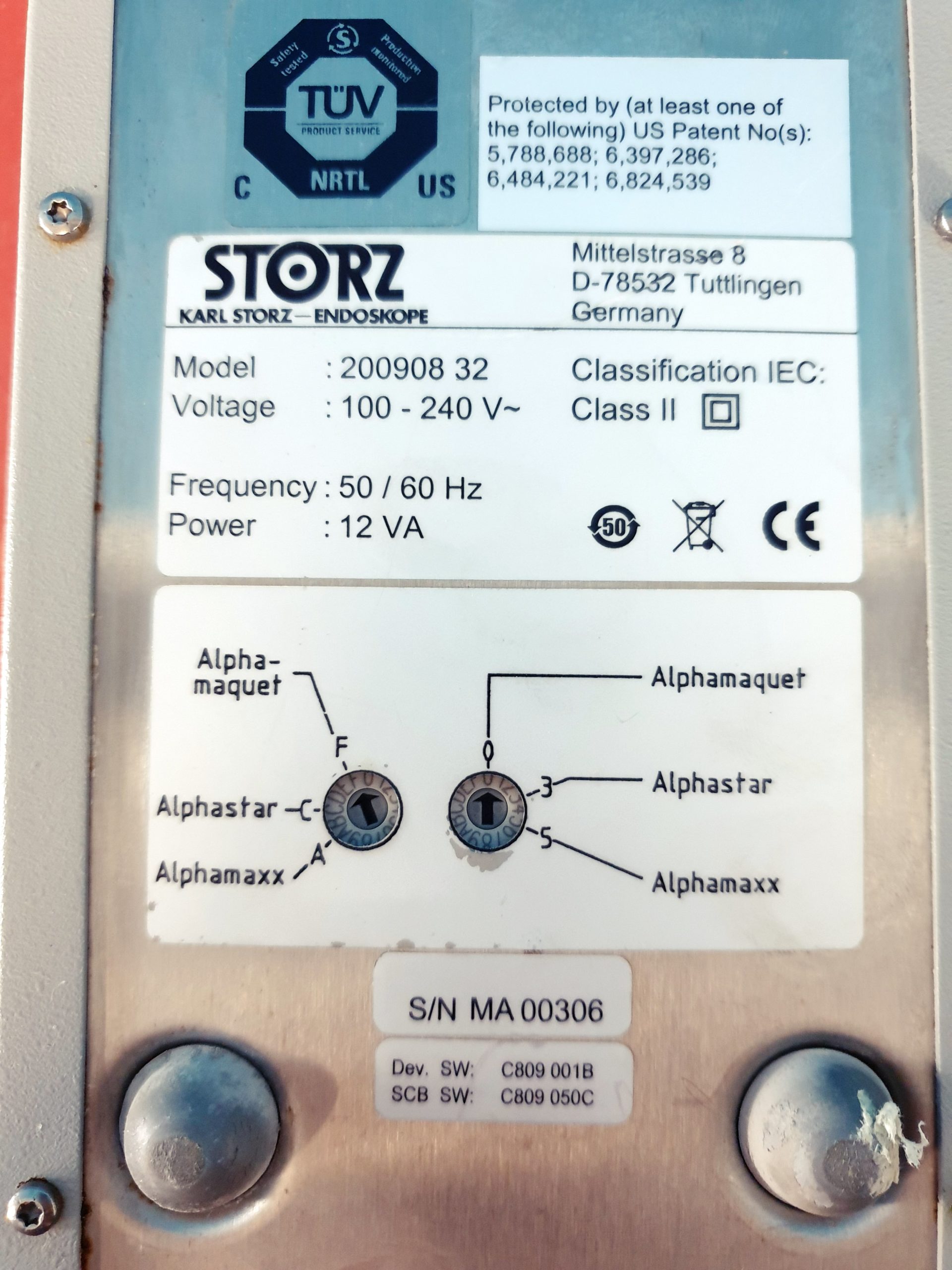 Karl Storz 20090832 // 200908 32 Scb / Original Maquet Schnittstelle thumbnail 3