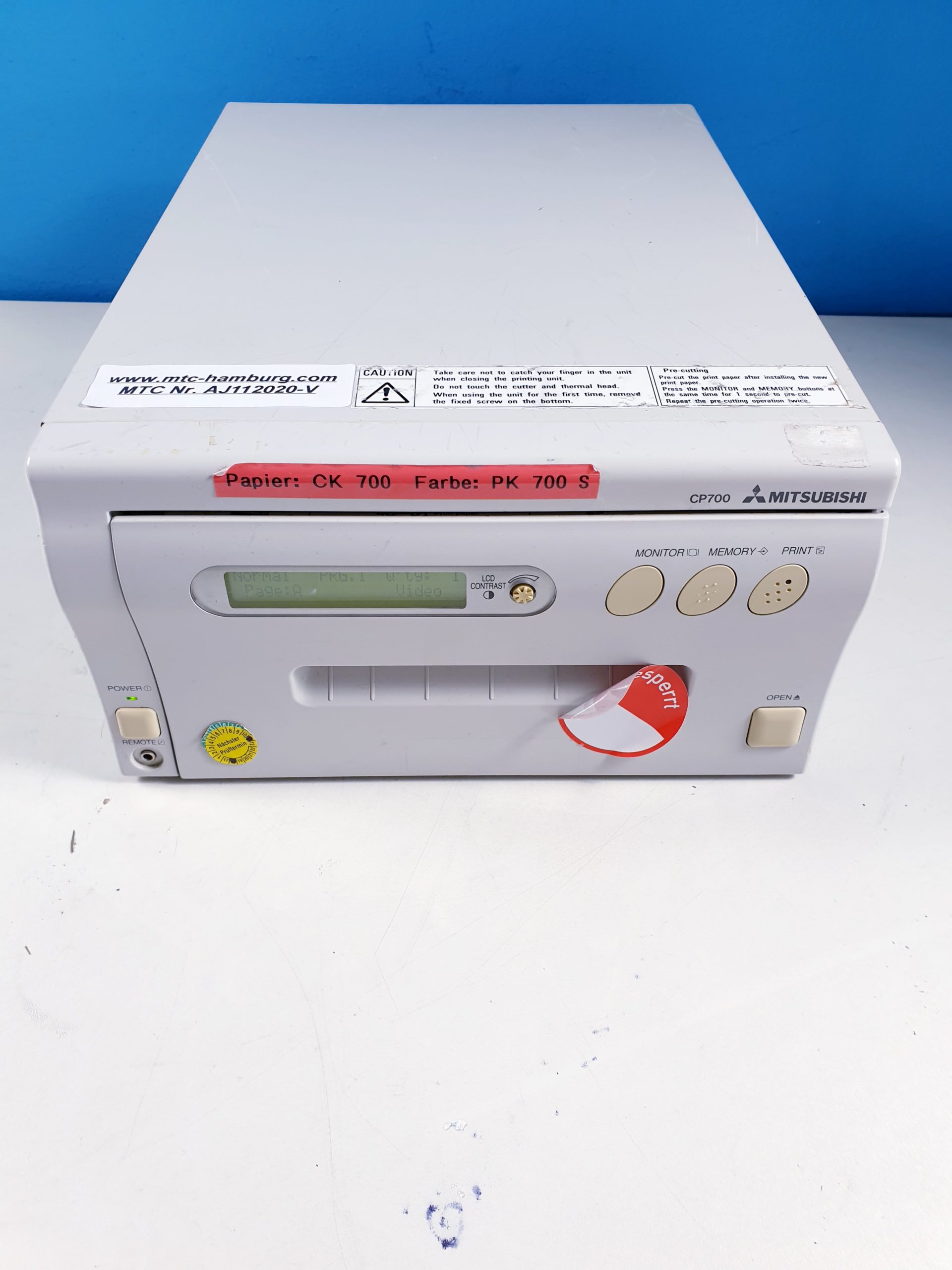 Mitsubishi CP700 // CP700E Color Printer — image 1 of 13