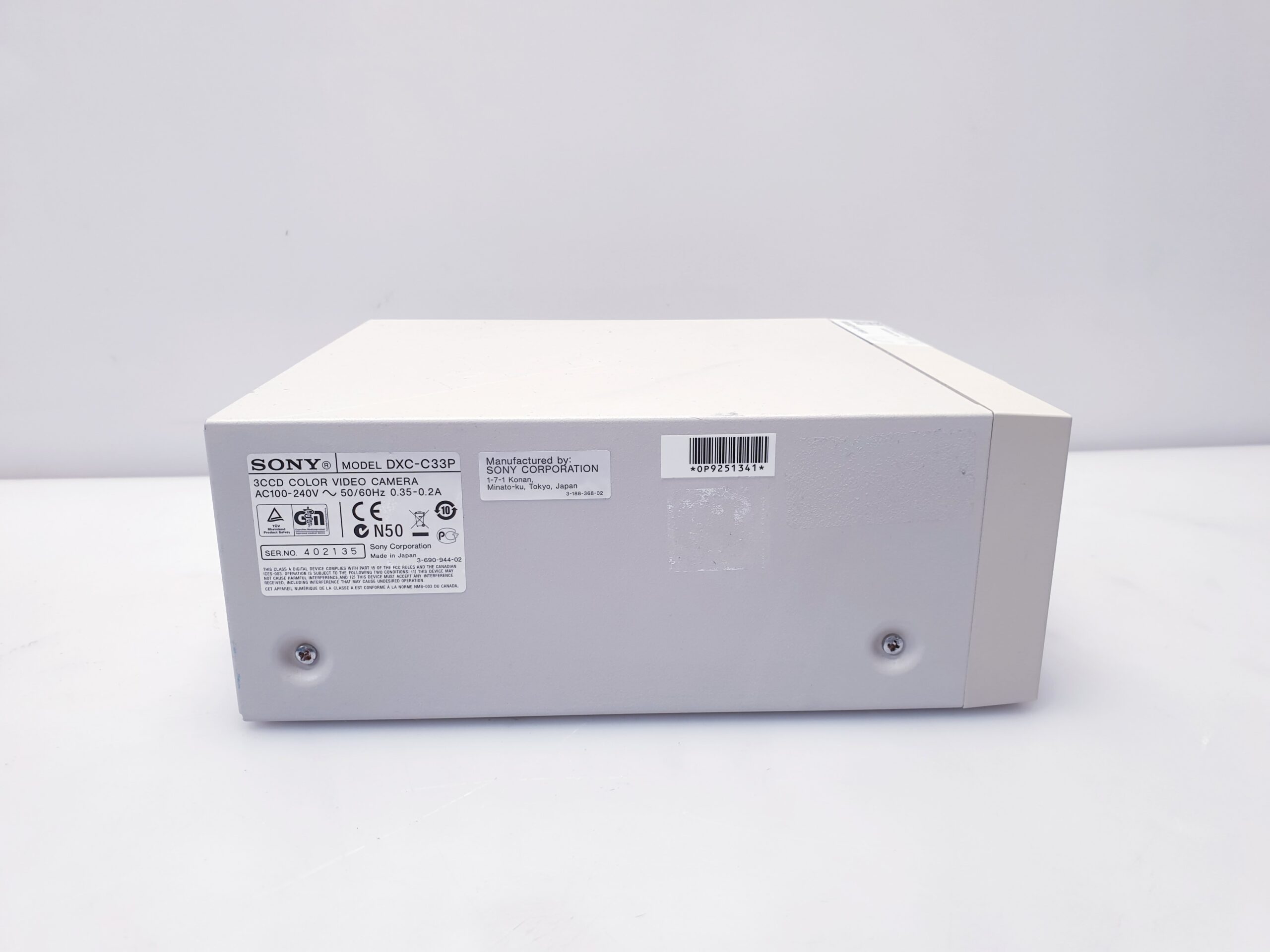 SONY DXC-C33/C33P kamera control for 3 CCD NTSC O/R Camera thumbnail 4